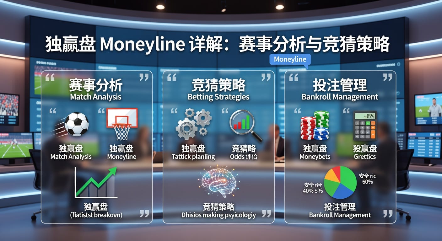 独赢盘 moneyline 怎么看：投注技巧与判断