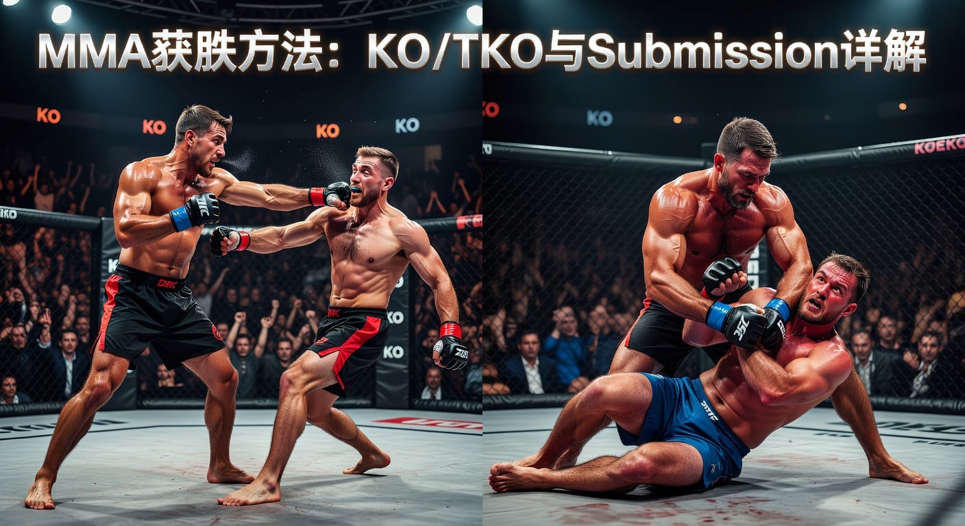 MMA方法 method of victory KO/TKO Submission：实战解读