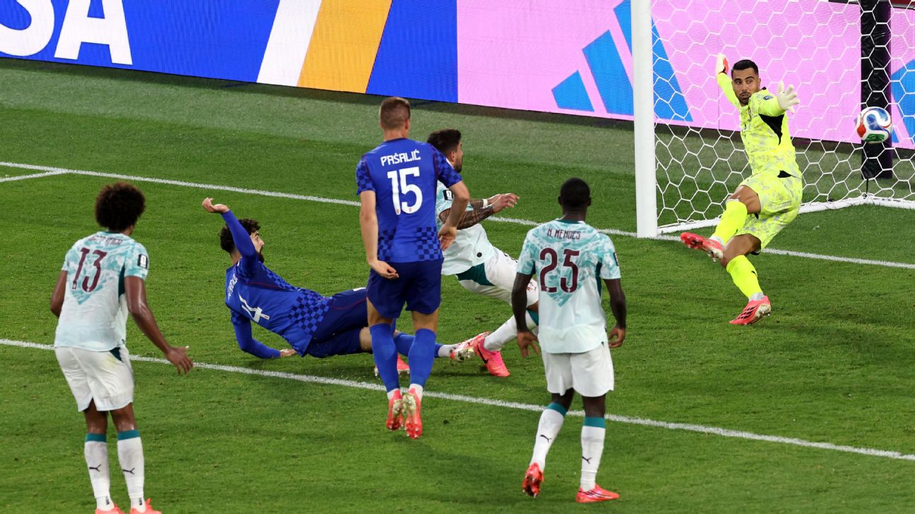 FIFA确认：克罗地亚对葡萄牙的扳平球因球内技术被判无效